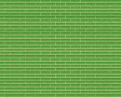 hallo lente seizoen groen getextureerde achtergrond bakstenen muur achtergrond behang patroon vectorillustratie vector