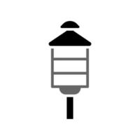 illustratie vectorafbeelding van tuinlamp icon vector