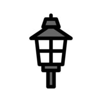 illustratie vectorafbeelding van tuinlamp icon vector