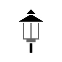 illustratie vectorafbeelding van tuinlamp icon vector