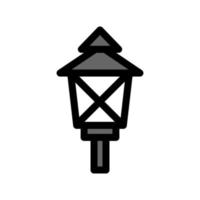 illustratie vectorafbeelding van tuinlamp icon vector