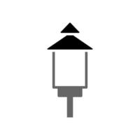 illustratie vectorafbeelding van tuinlamp icon vector