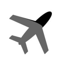 illustratie vectorafbeelding van vliegtuigpictogram vector