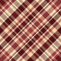 tartan geruit patroon met textuur en warme kleur. vector