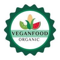 vector logo ontwerpsjabloon. biologisch voedsel teken