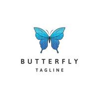 geweldige vlinder logo pictogram ontwerp sjabloon platte vector