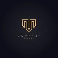 elegante identiteit eerste gebaseerde t logo gouden kleur. luxe bedrijf t mooi logotype branding design. vector
