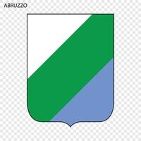 embleem provincie van Italië. vector