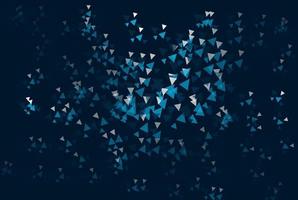 donkerblauw vectorpatroon met symbool van kaarten en gekleurde illustratie met harten, schoppen, clubs, diamanten. patroon voor boekjes, folders van vector patroon blauw abstract ontwerp