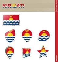 kiribati-vlaggenset, vlaggenset vector