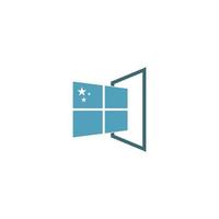 windows logo pictogram ontwerp illustratie sjabloon vector