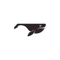 walvis pictogram logo ontwerp illustratie sjabloon vector