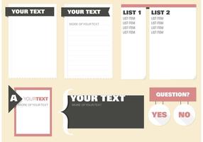 Room Text Box Gratis Vector