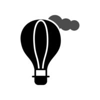 illustratie vectorafbeelding van luchtballon pictogram ontwerp vector