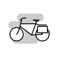 illustratie vectorafbeelding van fiets icon vector