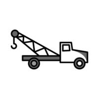 illustratie vectorafbeelding van vrachtwagenpictogram vector