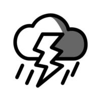 illustratie vectorafbeelding van storm icon vector