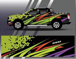 auto wrap sticker graphics. abstracte adelaarsstreep grunge race- en sportachtergrond voor racekleuren of dagelijks gebruik auto vinyl sticker vector
