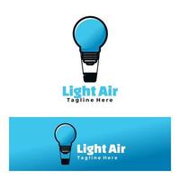 logo lichte lucht kunst illustratie vector