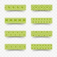 set kikker washi tape vector