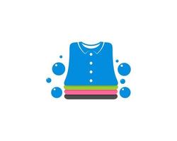 stapels shirt met bubbel eromheen vector