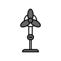 illustratie vectorafbeelding van stand fan icon vector