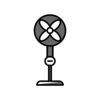 illustratie vectorafbeelding van stand fan icon vector