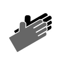 illustratie vectorafbeelding van handschoen icon vector