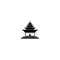 tempel vector pictogram ontwerp illustratie