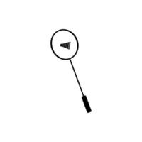 badminton vector sjabloon pictogram ontwerp illustratie