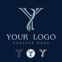 letter y logo vector