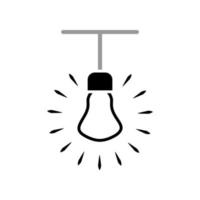 illustratie vectorafbeelding van bulb lamp icon vector