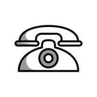 illustratie vectorafbeelding van telefoonpictogram vector