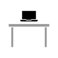 illustratie vectorafbeelding van office table icon vector