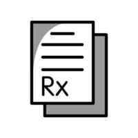 illustratie vectorafbeelding van rx icon vector