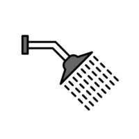 illustratie vectorafbeelding van douche icon vector