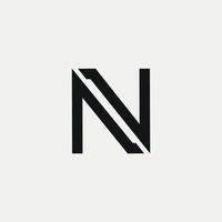 letter n logo ontwerp gratis vector bestand.