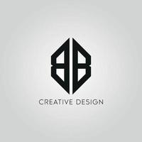 bb logo ontwerp gratis vector bestand.