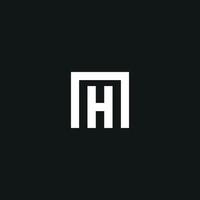 letter h logo ontwerp gratis vector bestand.