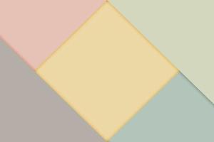 realistische diagonale pastel papier gesneden lagen abstracte achtergrond. vector bewerkbare illustratie
