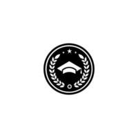 onderwijs logo, afstuderen GLB onderwijs vector pictogram, universiteit logo sjabloonontwerp