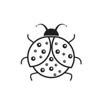 bug vector illustratie pictogram ontwerpsjabloon