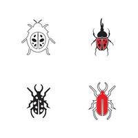 bug vector illustratie pictogram ontwerpsjabloon