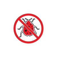 bug vector illustratie pictogram ontwerpsjabloon