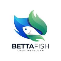 betta vis logo vector ontwerpsjabloon