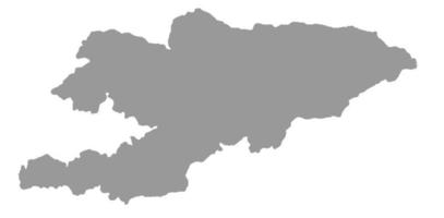 Kirgizië kaart op png of transparante background.symbol of kyrgyzstan.vector afbeelding vector