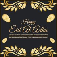 gelukkig eid ul adha facebook instagram berichtontwerp vector