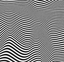 abstracte achtergrond met golvende lijn. golf streep behang. zwart-witte achtergrond van golflijn. vector