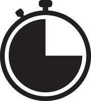 stopwatch icoon. stopwatch klok symbool. timer teken. vector