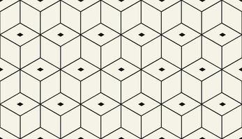 naadloos geometrisch patroon. kubieke zeshoek textuur. ruit mesh achtergrond. vectoreps 10. vector